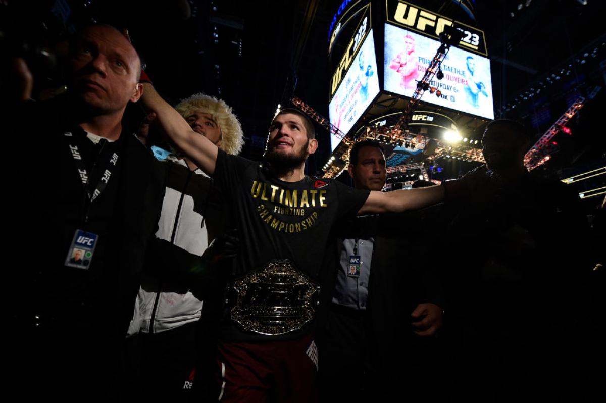 Ufc 223 Khabib Nurmagomedov Octagon Interview Ufc Media