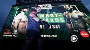 Voyez Donald Cerrone et Leon Edwards en action lors des entraînements publics de l'événement Fight Night Singapore.