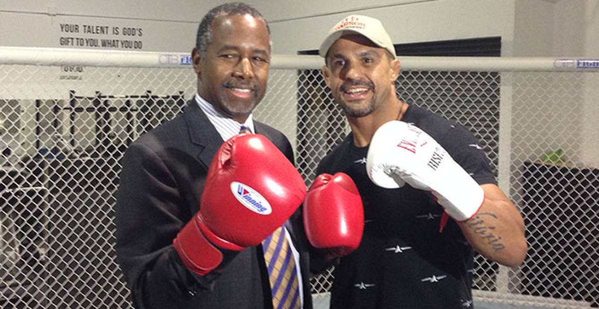 Ben Carson meets with Vitor Belfort