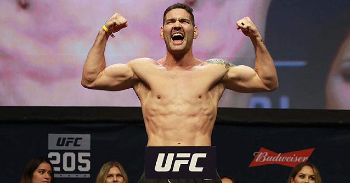 Weidman's son reminds former champ why he fights