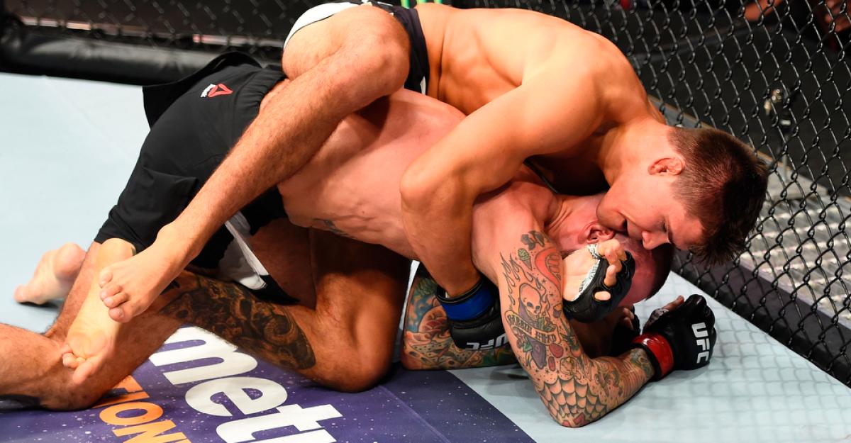 Punk falters in debut as Gall wins by submission