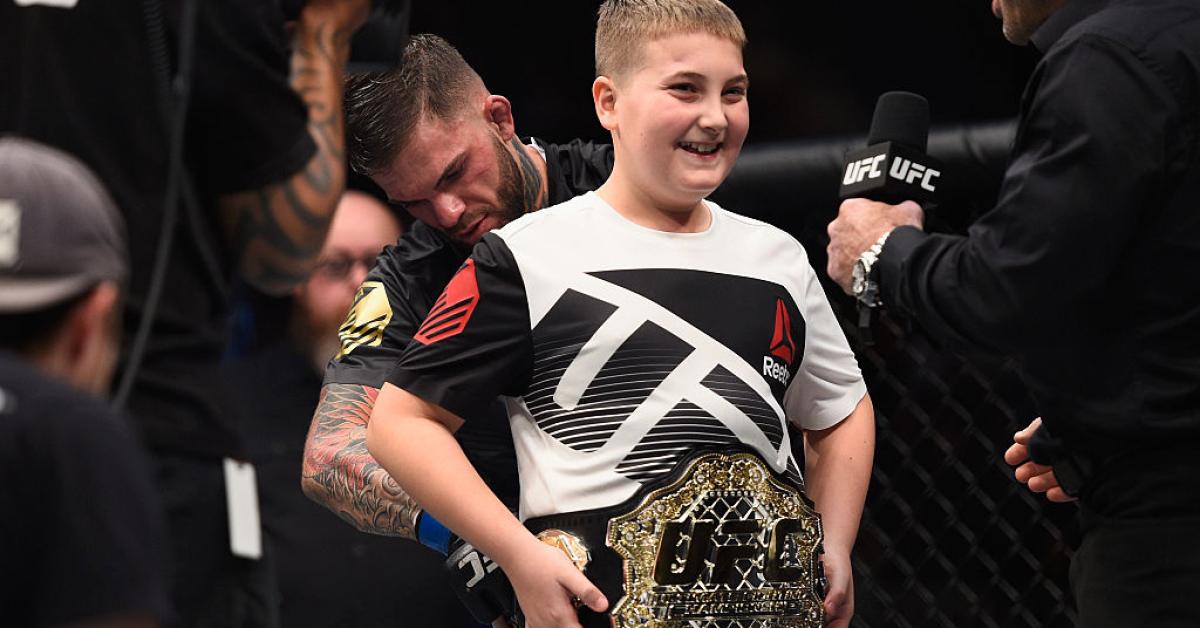 Garbrandt shares title win with inspirational young cancer survivor