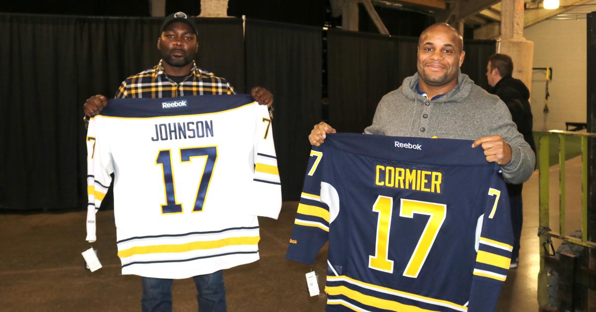 Familiar foes Cormier, Johnson tour Buffalo; talk high-stakes rematch