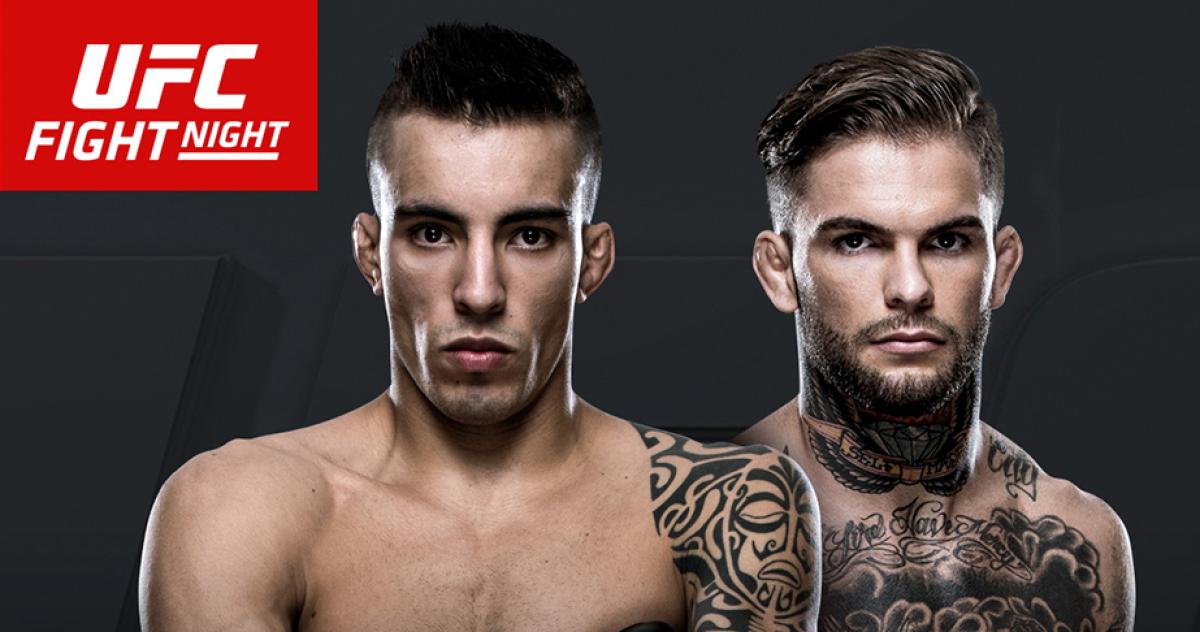 Fight Night Almeida vs Garbrandt cheat sheet