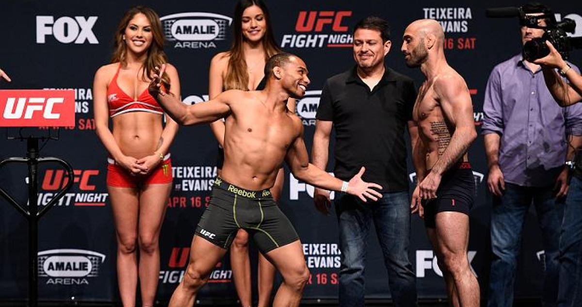 Fight Night Teixeira vs Evans results