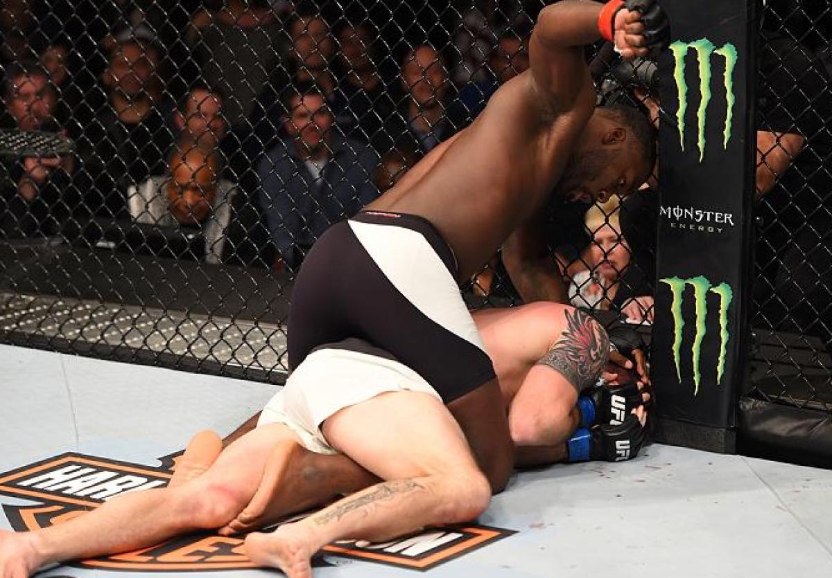 Ouch! Feel what it's like to get hit by Rumble Johnson