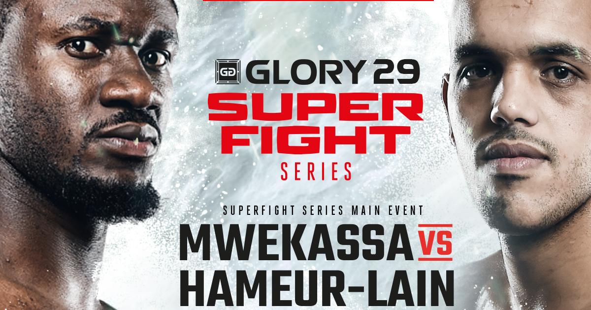 Glory 29 on UFC FIGHT PASS Sat. 1:30 pm ET