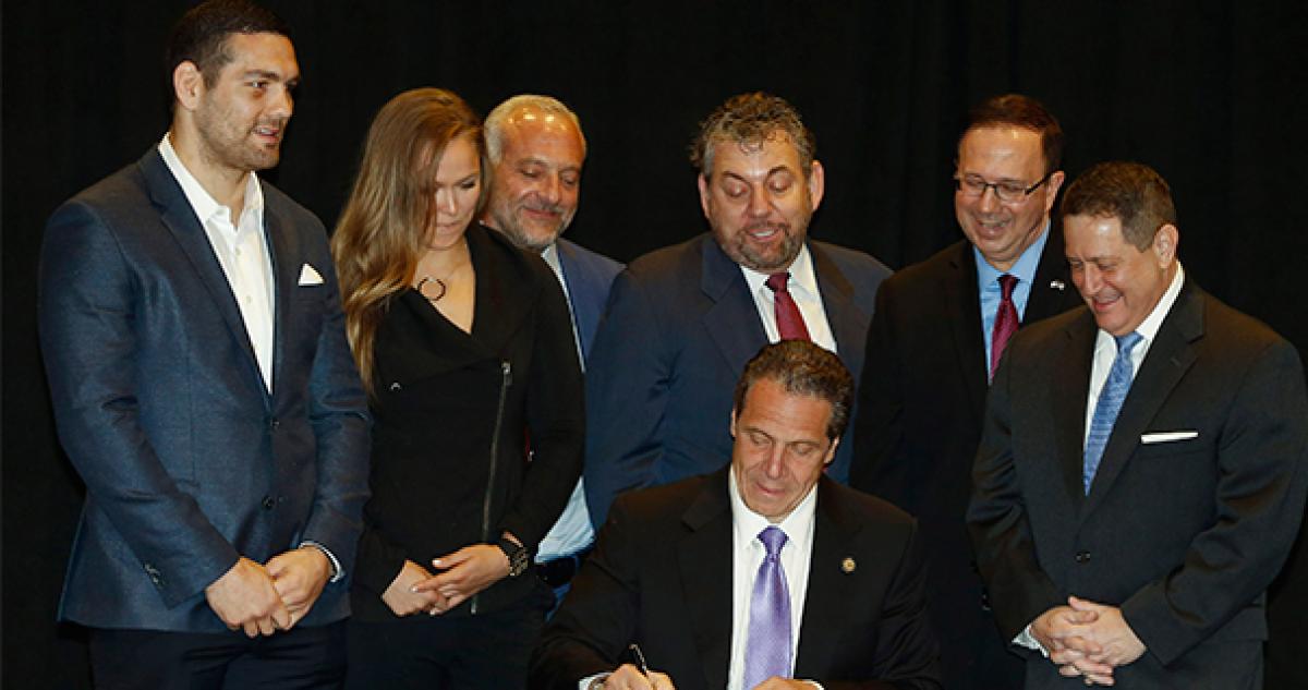 New York Governor signs historic MMA bill