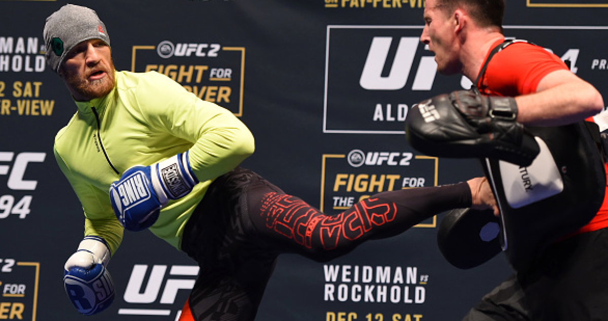 McGregor and Aldo put on show at UFC 194 Open Workouts