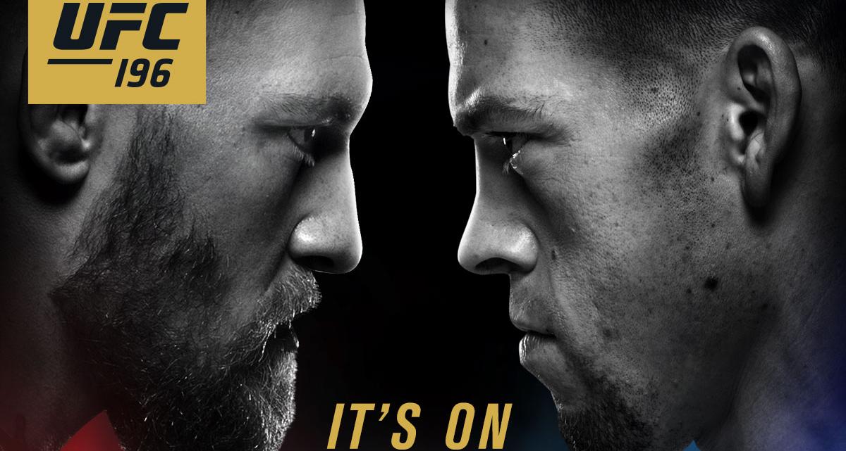 Nate Diaz Replaces RDA in UFC 196 Main Event