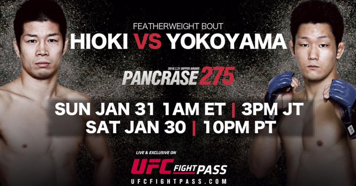 Pancrase on UFC FIGHT PASS tonight 1 am ET