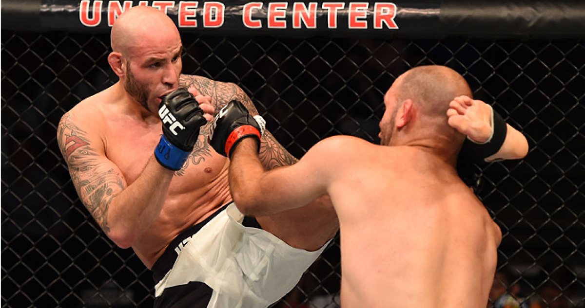 Saunders making it uncomfortable for foes inside the Octagon