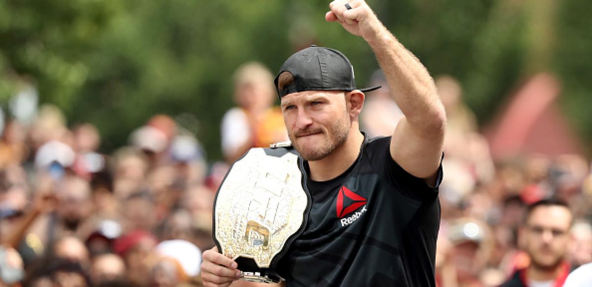 Stipe Miocic talks UFC 205 in New York City