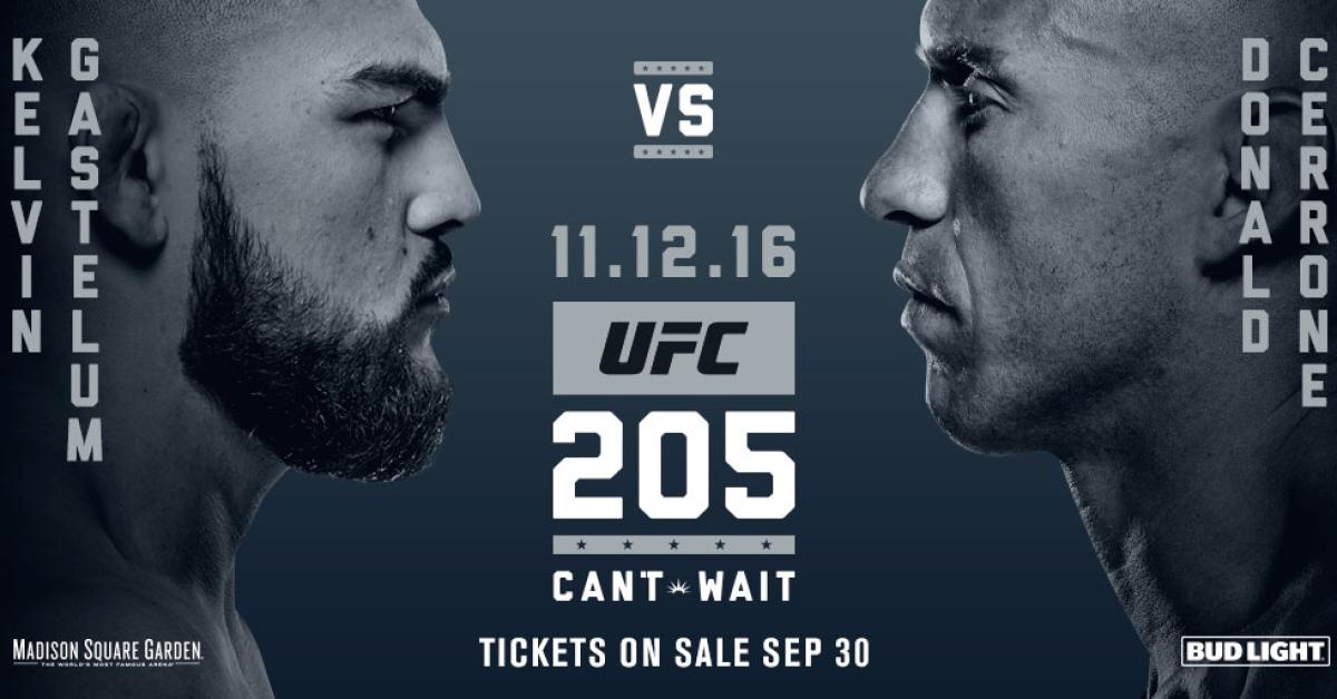 UFC announces five bouts for NYC event