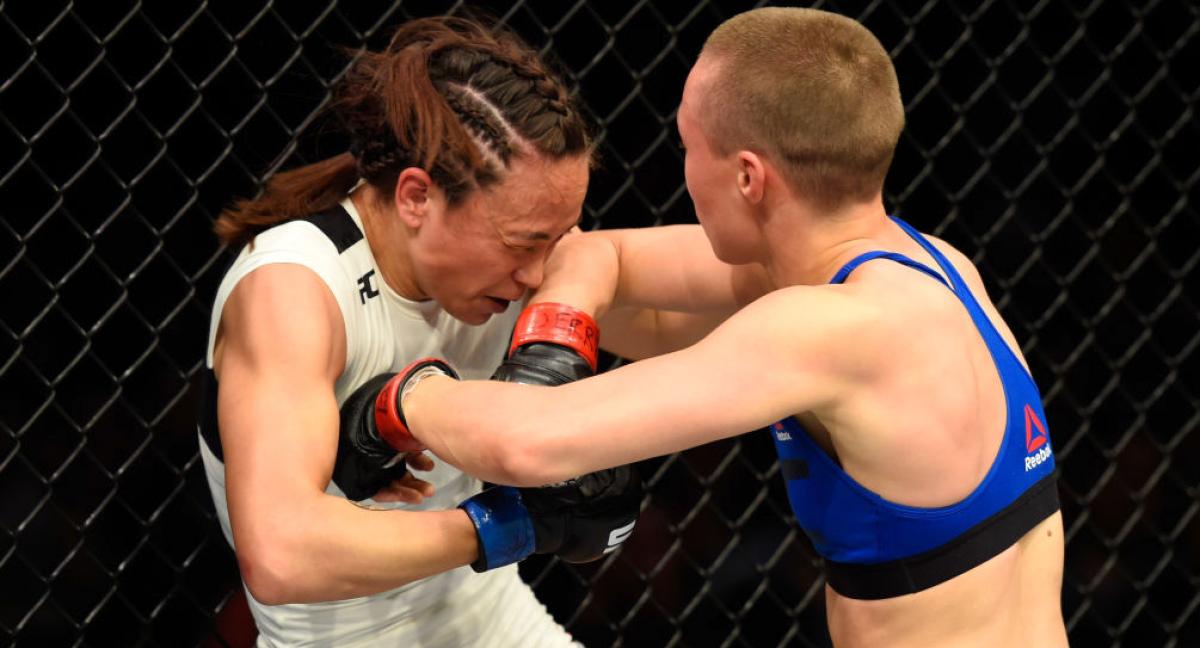 Namajunas submits Waterson; Whittaker finishes Jacare