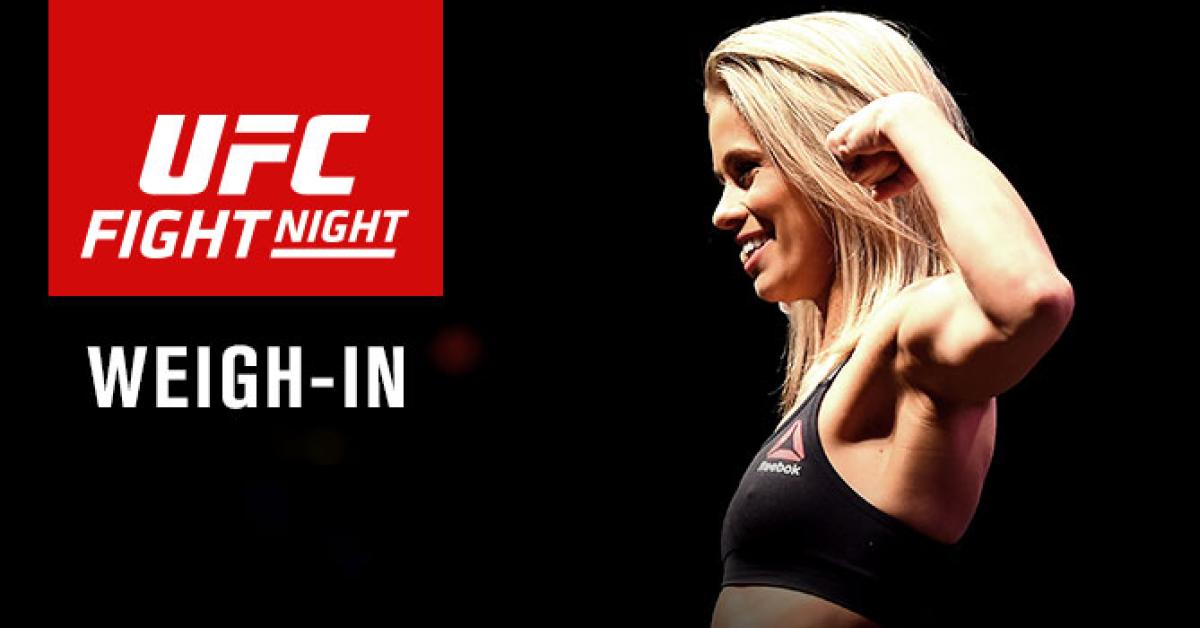 Fight Night Sacramento: Weigh in results