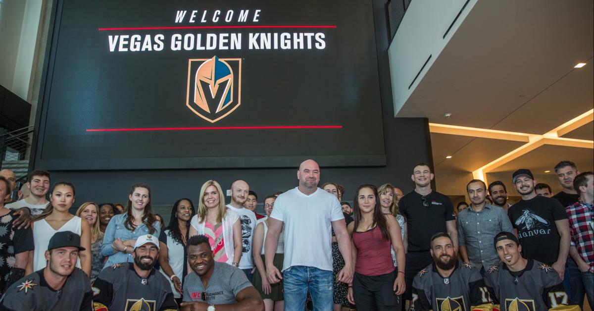 UFC welcomes Golden Knights to Las Vegas
