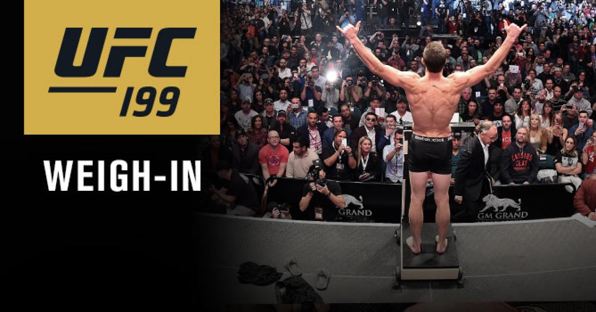 New weigh-in procedure used at UFC 199