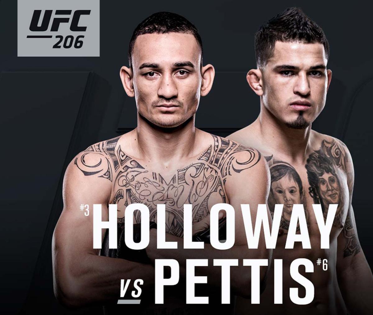 UFC 206: Holloway vs. Pettis Fantasy Cheat Sheet