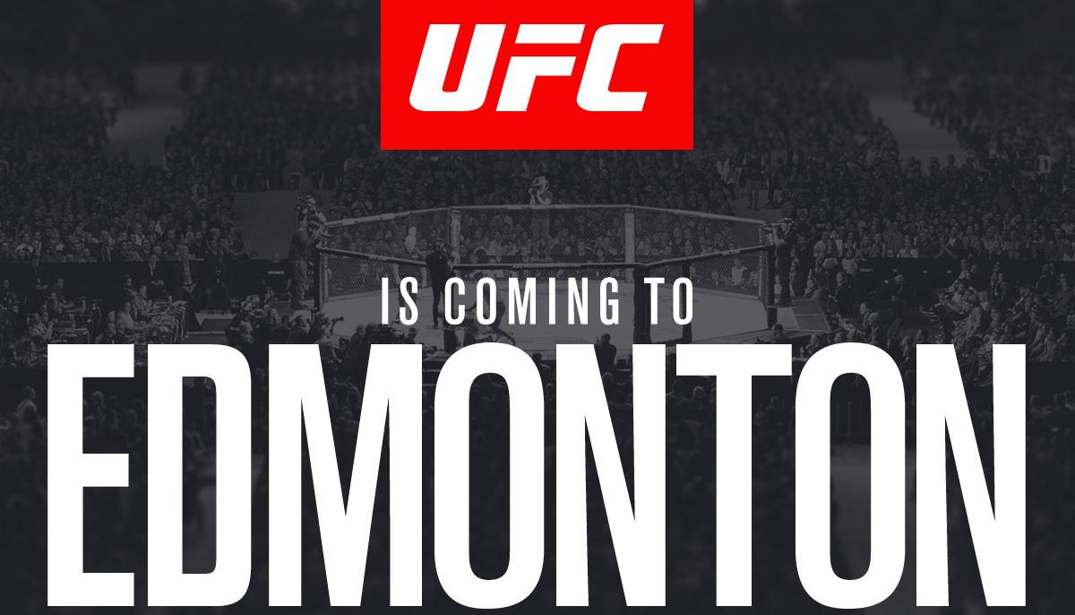 UFC® debuts in Edmonton in September