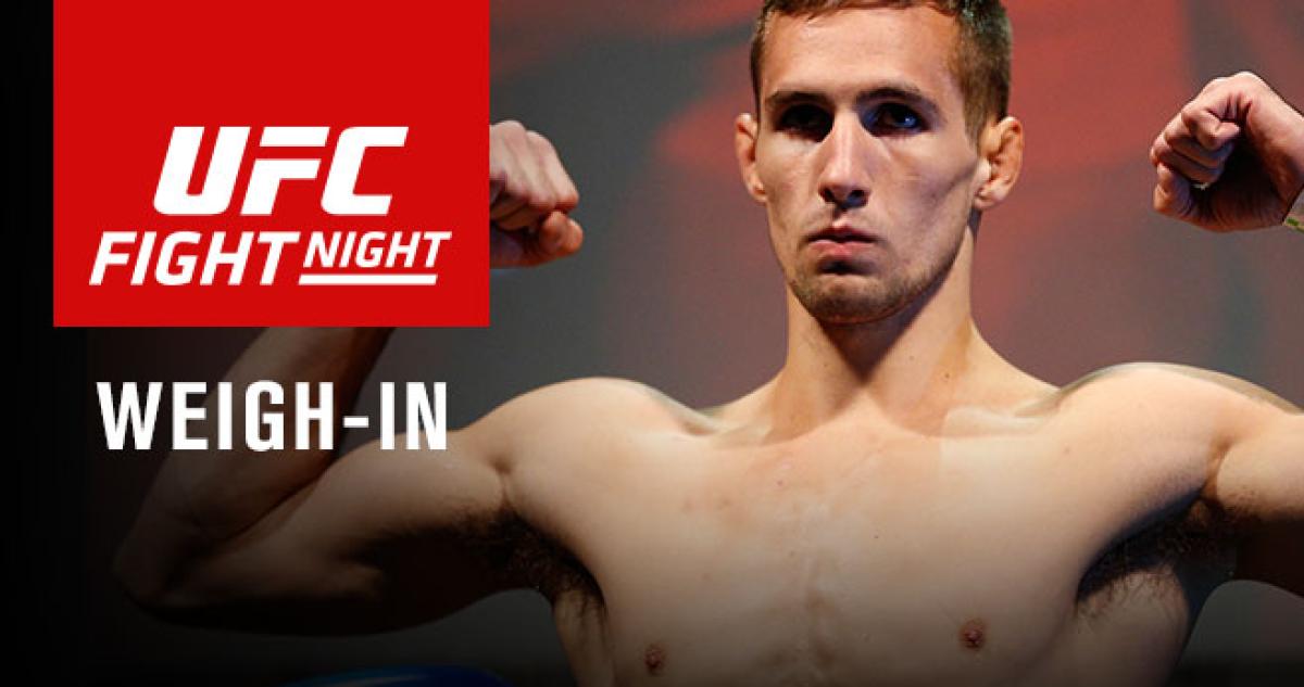 UFC Fight Night Ottawa weigh-in results