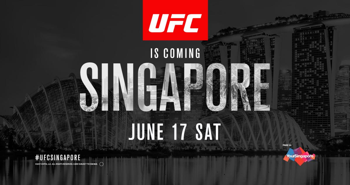 UFC set to return to Singapore in June
