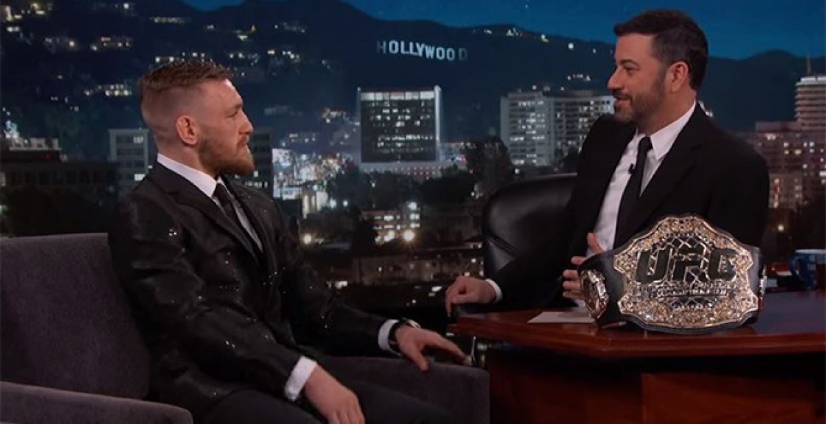Watch: Conor McGregor's Appearance on Jimmy Kimmel Live!