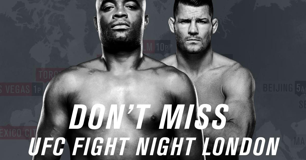 When and where to watch Fight Night Silva vs Bisping