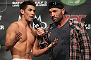 (L-R) Dominick Cruz and Joe Rogan
