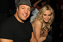 Actor Kevin James and Actress Jenny McCarthy at UFC 132.