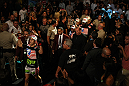 Dominick Cruz enters the arena.
