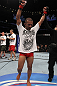 UFC 133: Ivan Menjivar celebrates his win.