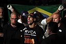 UFC 133: Vitor Belfort enters the octagon.