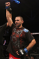 Vagner Rocha celebrates his win.