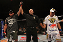 Court McGee celebrates his win.