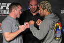 Matt Hughes faces off with Josh Koscheck