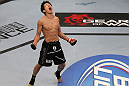 Mizugaki celebrates his win