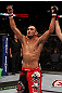 Tony Ferguson celebrates his win