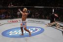 Josh Koscheck celebrates his win