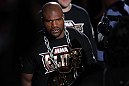 Rampage Jackson enters the ring
