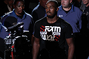 Jon Jones enters the arena