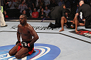 Jon Jones after his win over Rampage Jackson