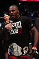 Jon Jones after his win over Rampage Jackson
