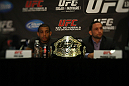 Title holders Jose Aldo and Frankie Edgar