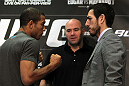 Jose Aldo and Kenny Florian face off