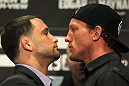 Frankie Edgar and Gray Maynard face off