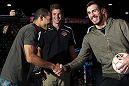 Jose Aldo and Kenny Florian