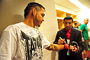 Leonard Garcia before his fight