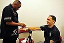 Frankie Edgar before his fight with Gray Maynard