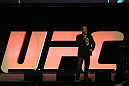Bruce Buffer interacts with fans during the Q&A